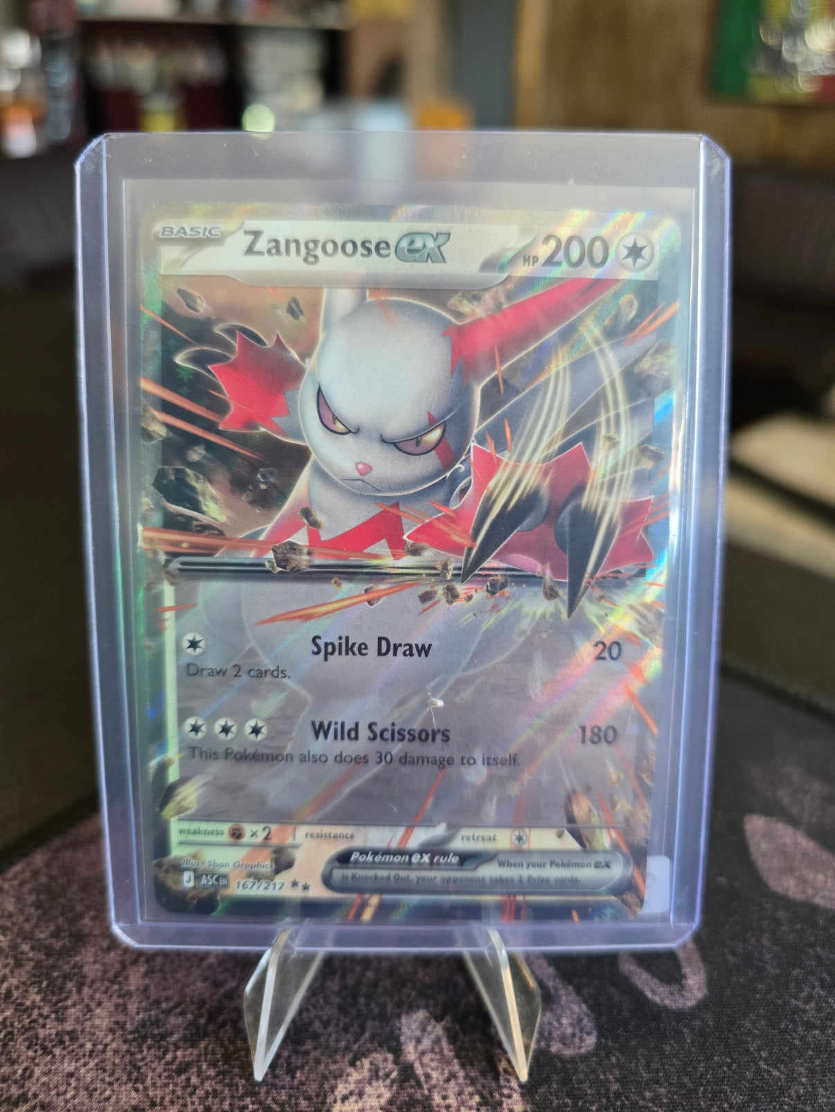 Pokémon - ASC - Zangoose ex 167/217