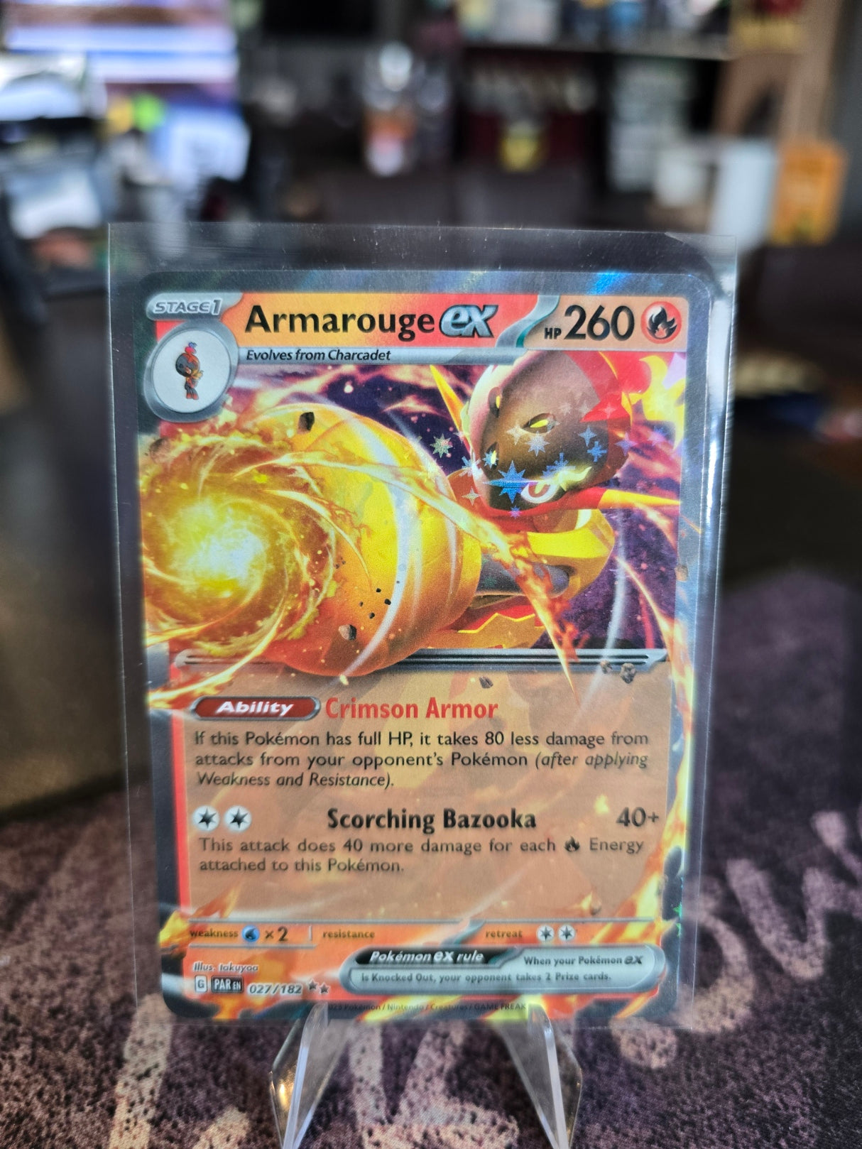Pokémon - Armarouge ex 027/182