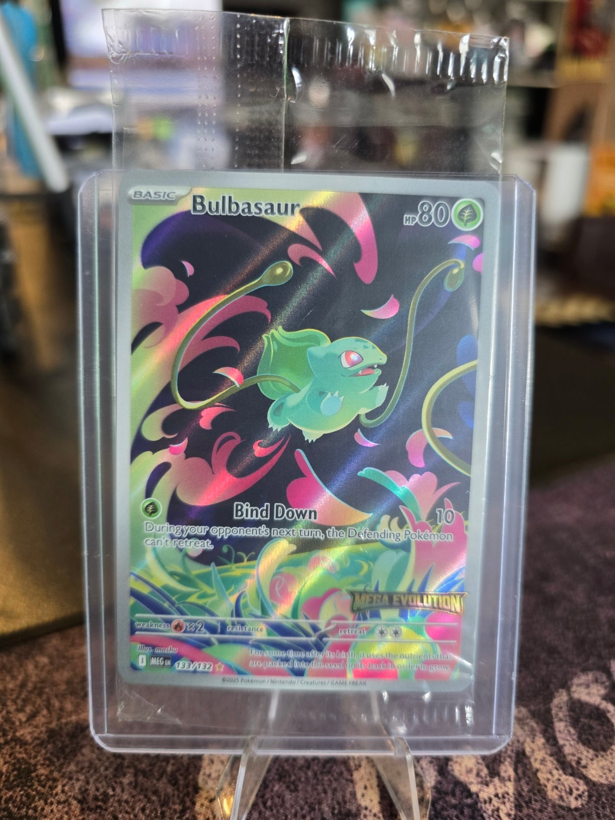 Pokémon - Bulbasaur 133/132 Stamped and Sealed