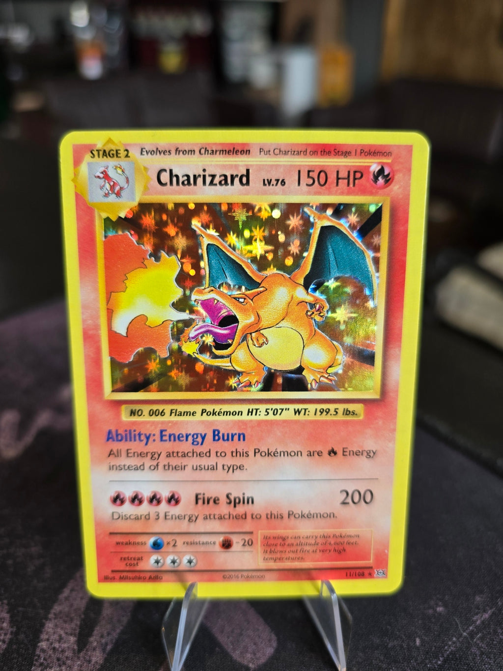 Pokémon - Charizard 11/108 Evolutions Holo
