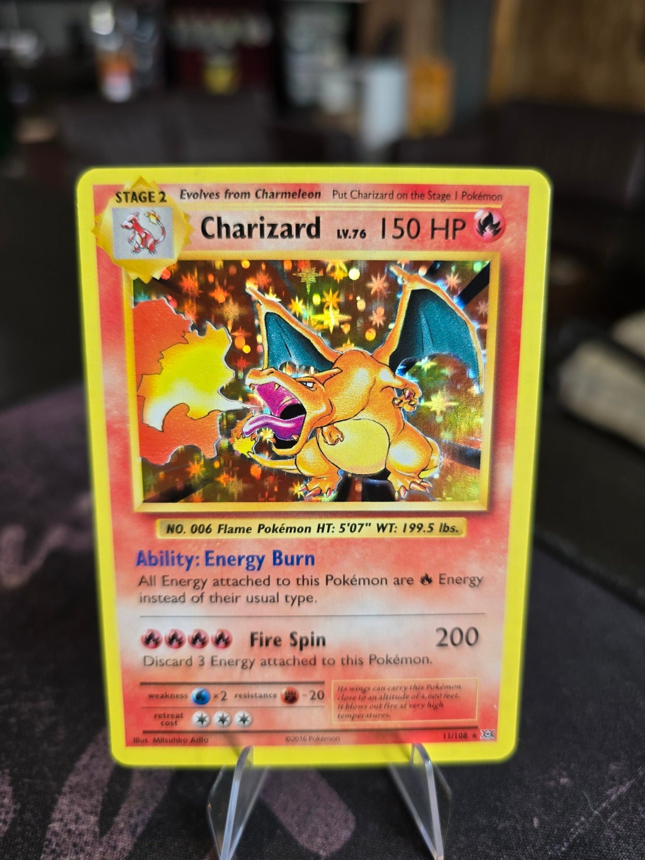 Pokémon - Charizard 11/108 Evolutions Holo