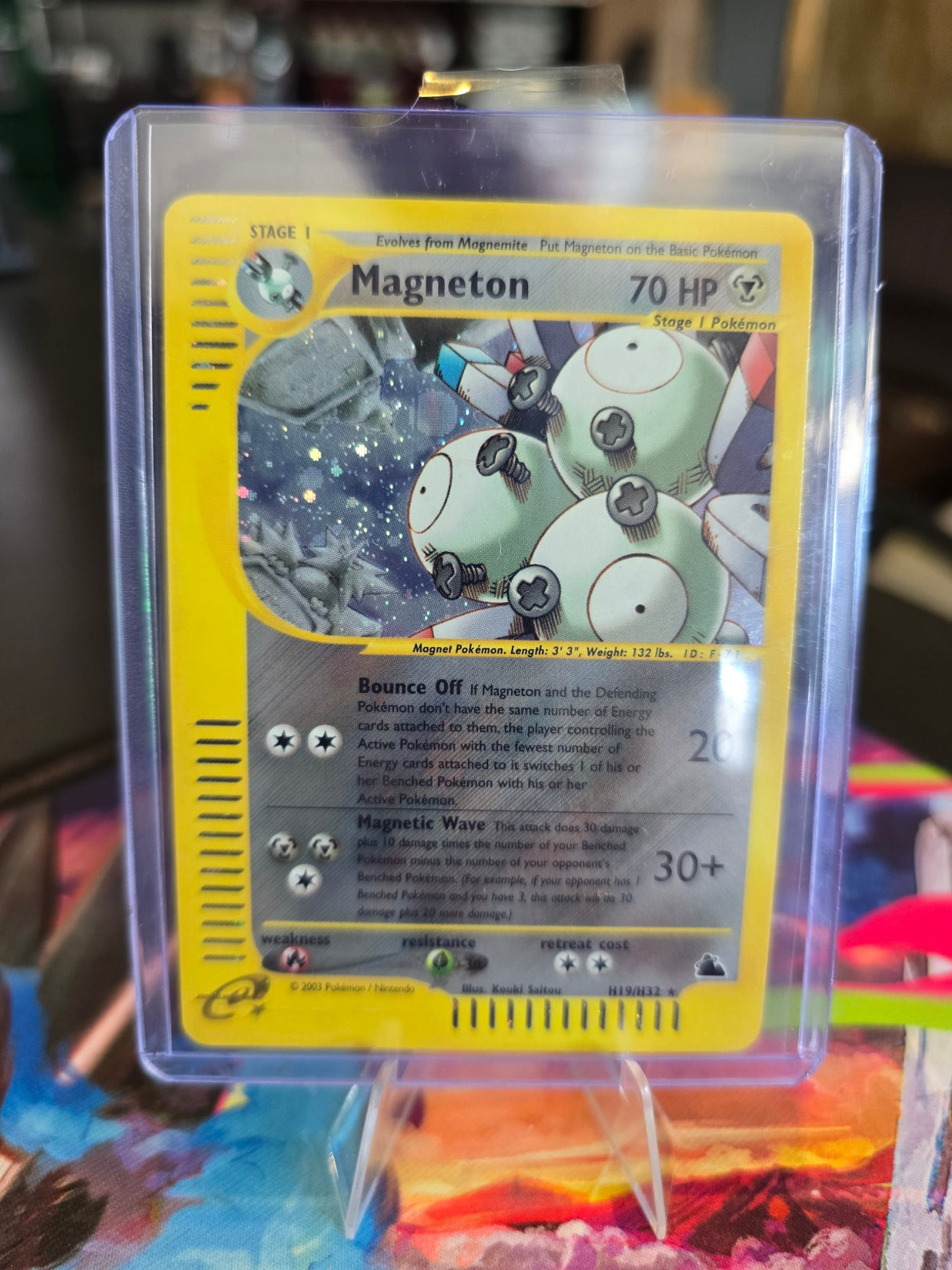 Pokémon - Magneton H19/H32 Holo