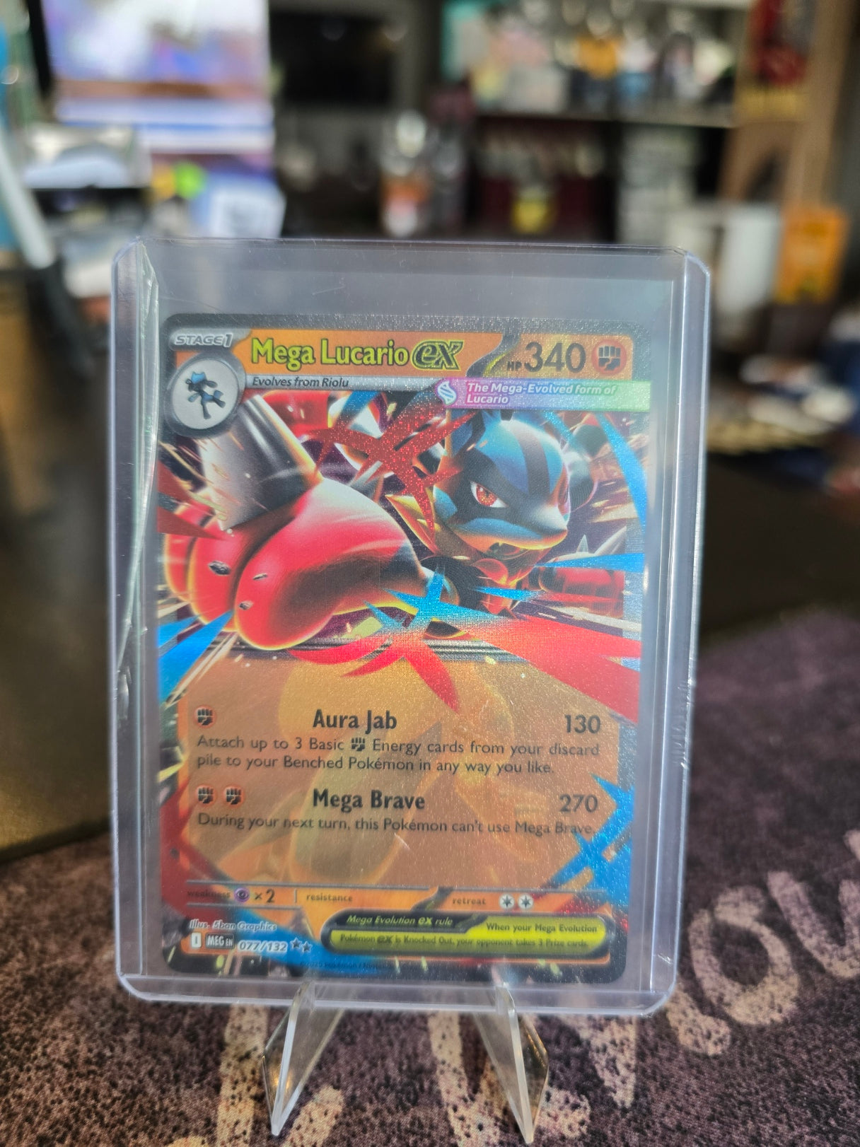 Pokémon - Mega Lucario ex 077/132