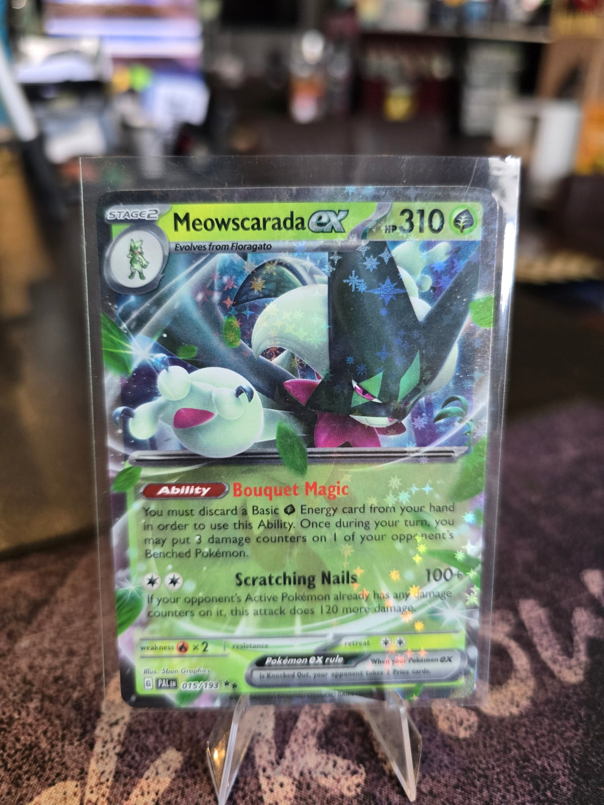 Pokémon - Meowscarada ex 015/193