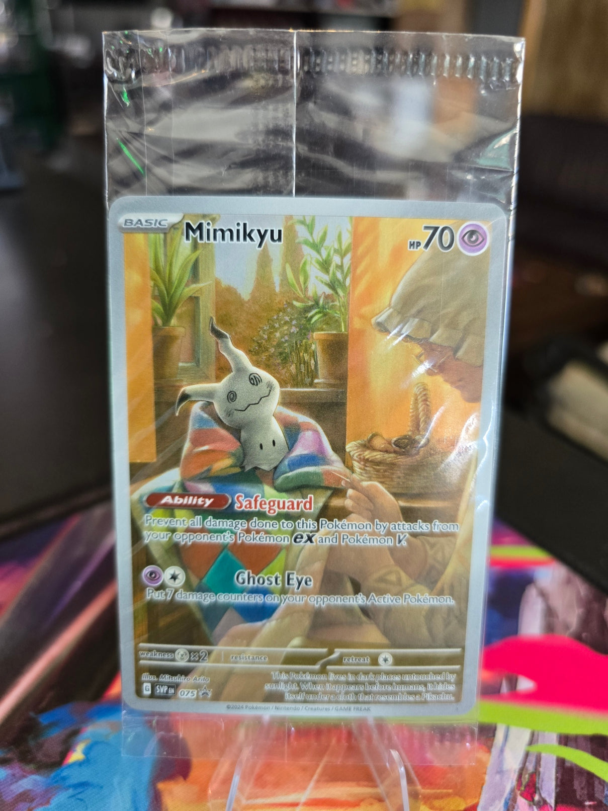 Pokémon - Mimikyu Black Star Promo SEALED - 075
