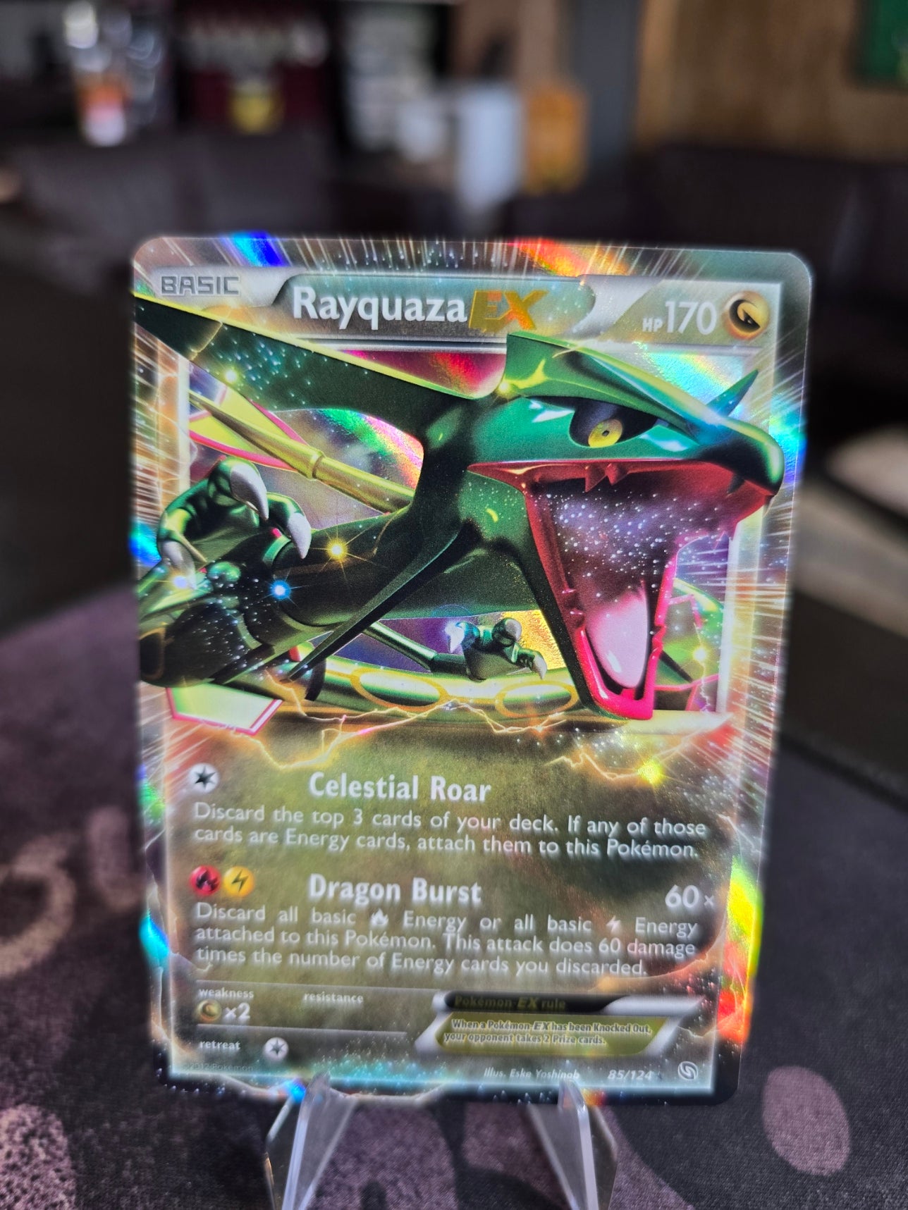 Pokémon - Rayquaza EX 85/124 Dragons Exalted