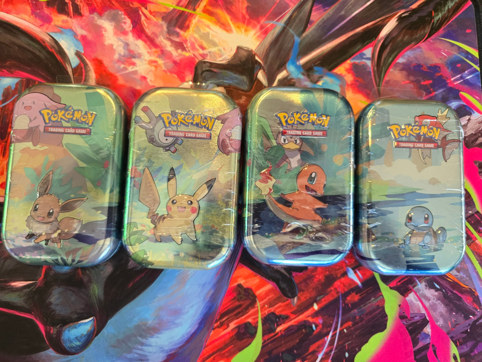 Pokémon - Sealed (Lot of 4) Kanto Friends Mini Tins