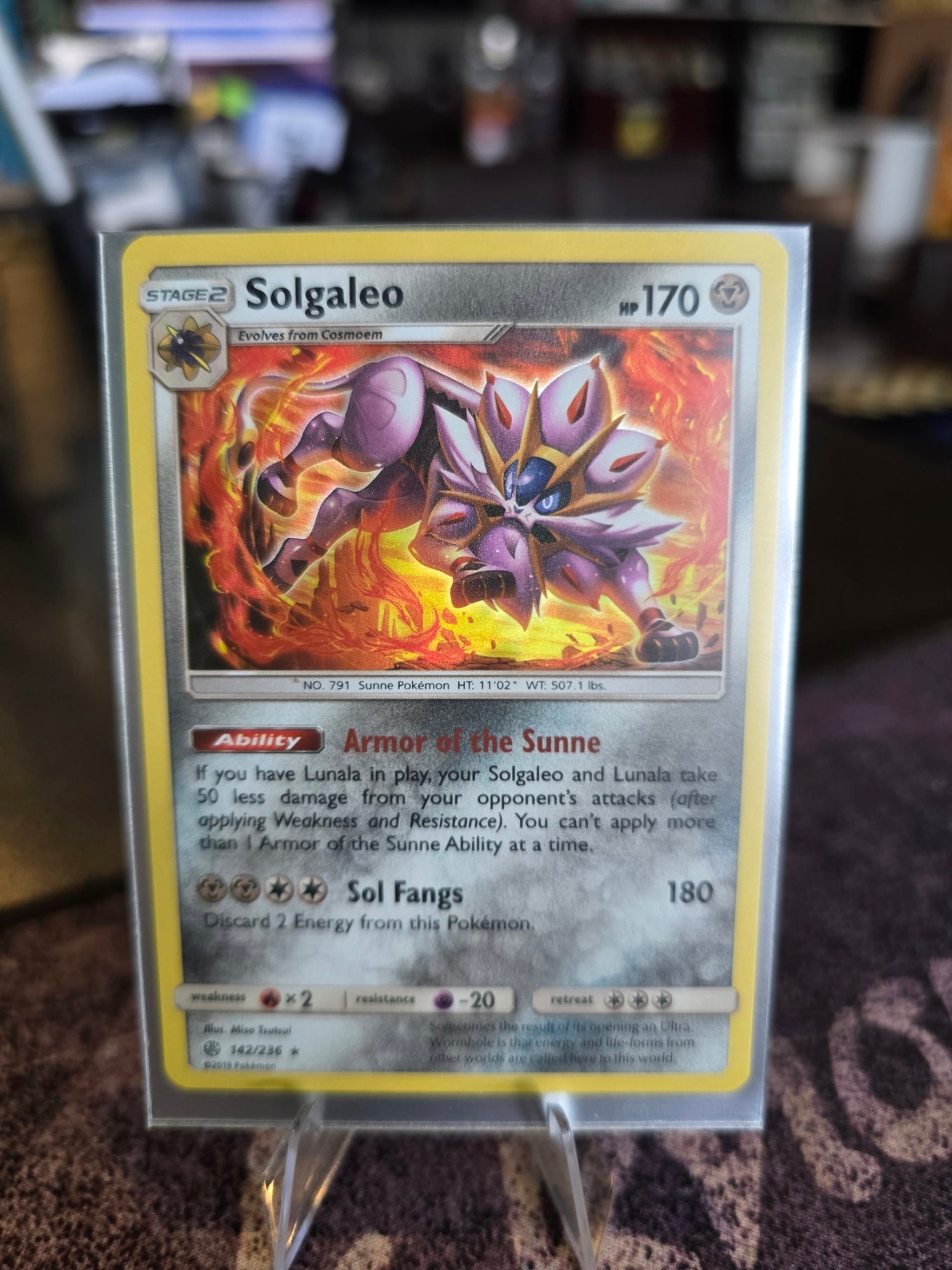 Pokémon - Solgaleo 142/236 Holo