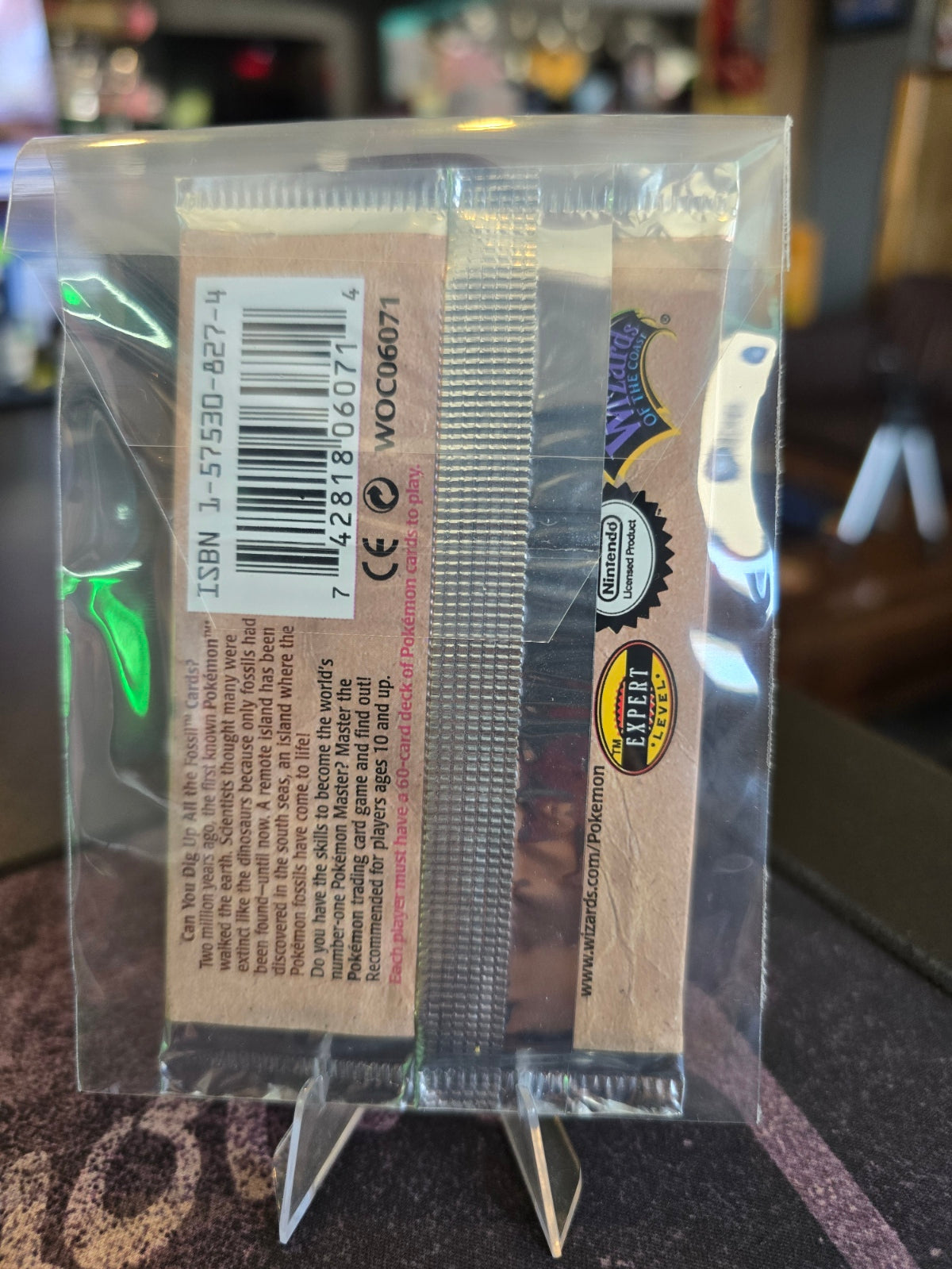 Pokémon - VINTAGE - SEALED - FOSSIL - Aerodactyl - Booster Pack 20.74gm