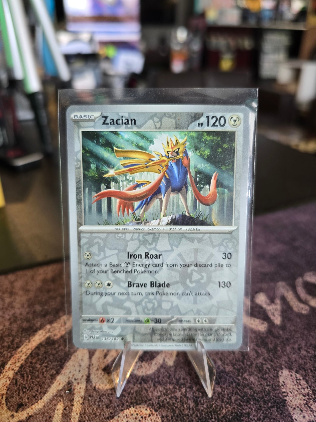 Pokémon - Zacian 136/182 Reverse Holo