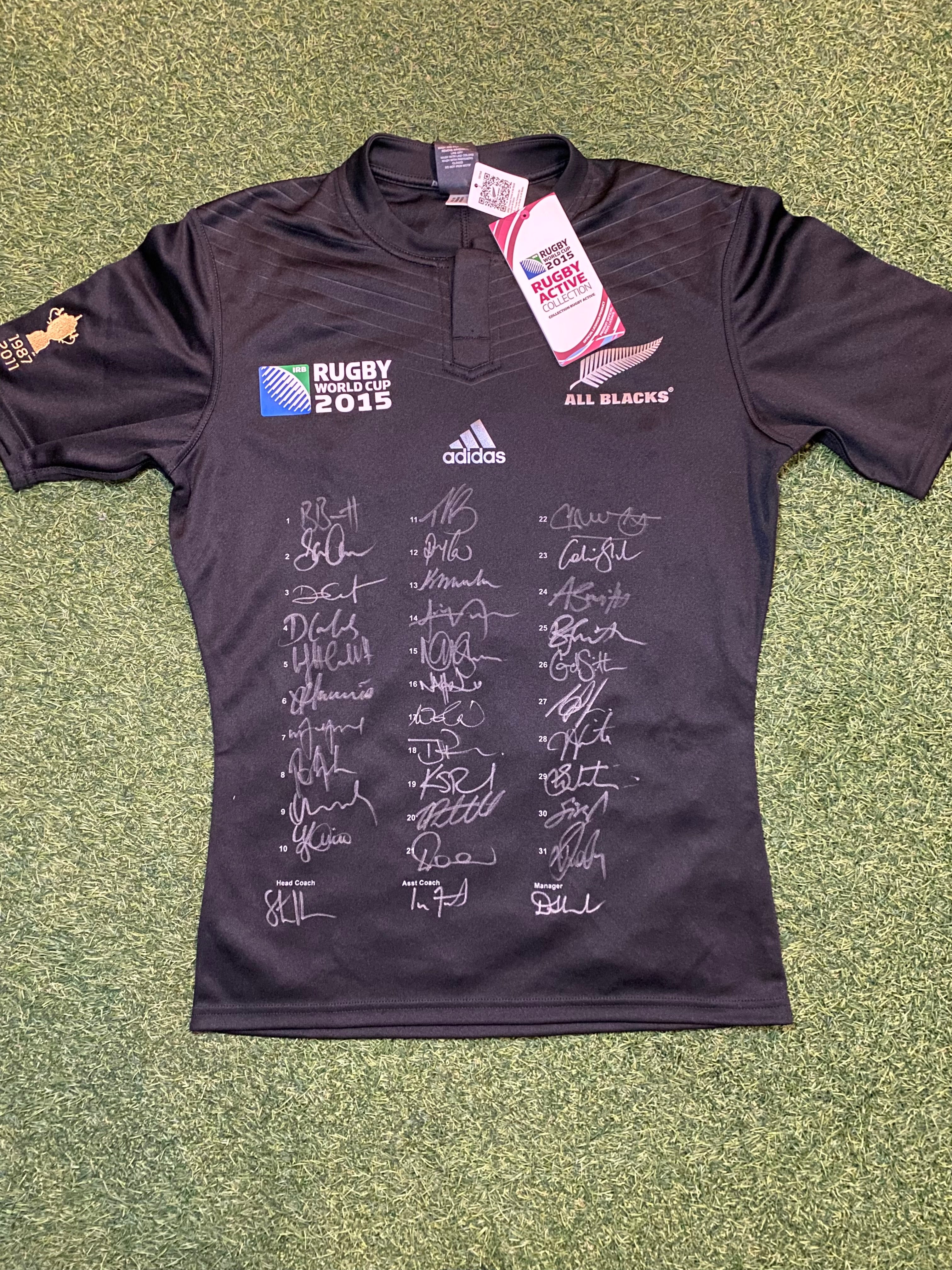 Rugby World Cup 2015 - Signed All Blacks Rugby Shirt 