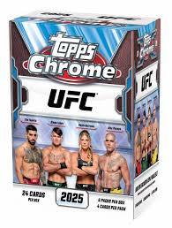 Sealed 2025 Topps Chrome UFC Blaster Box