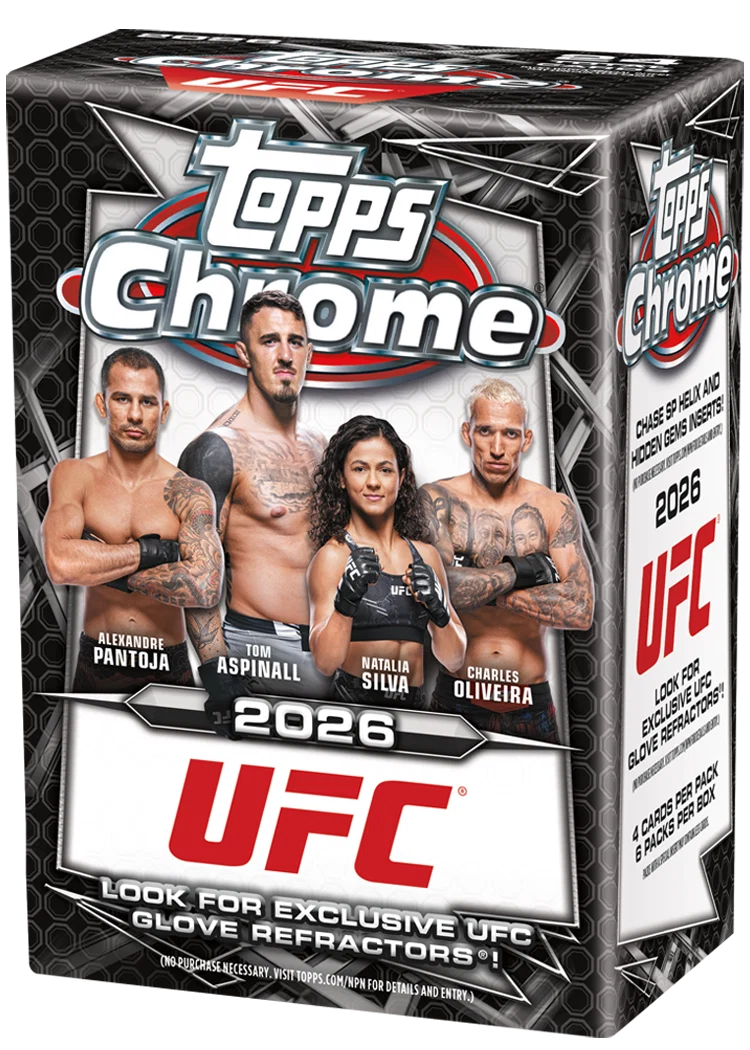 Sealed 2026 Topps Chrome UFC Blaster Box