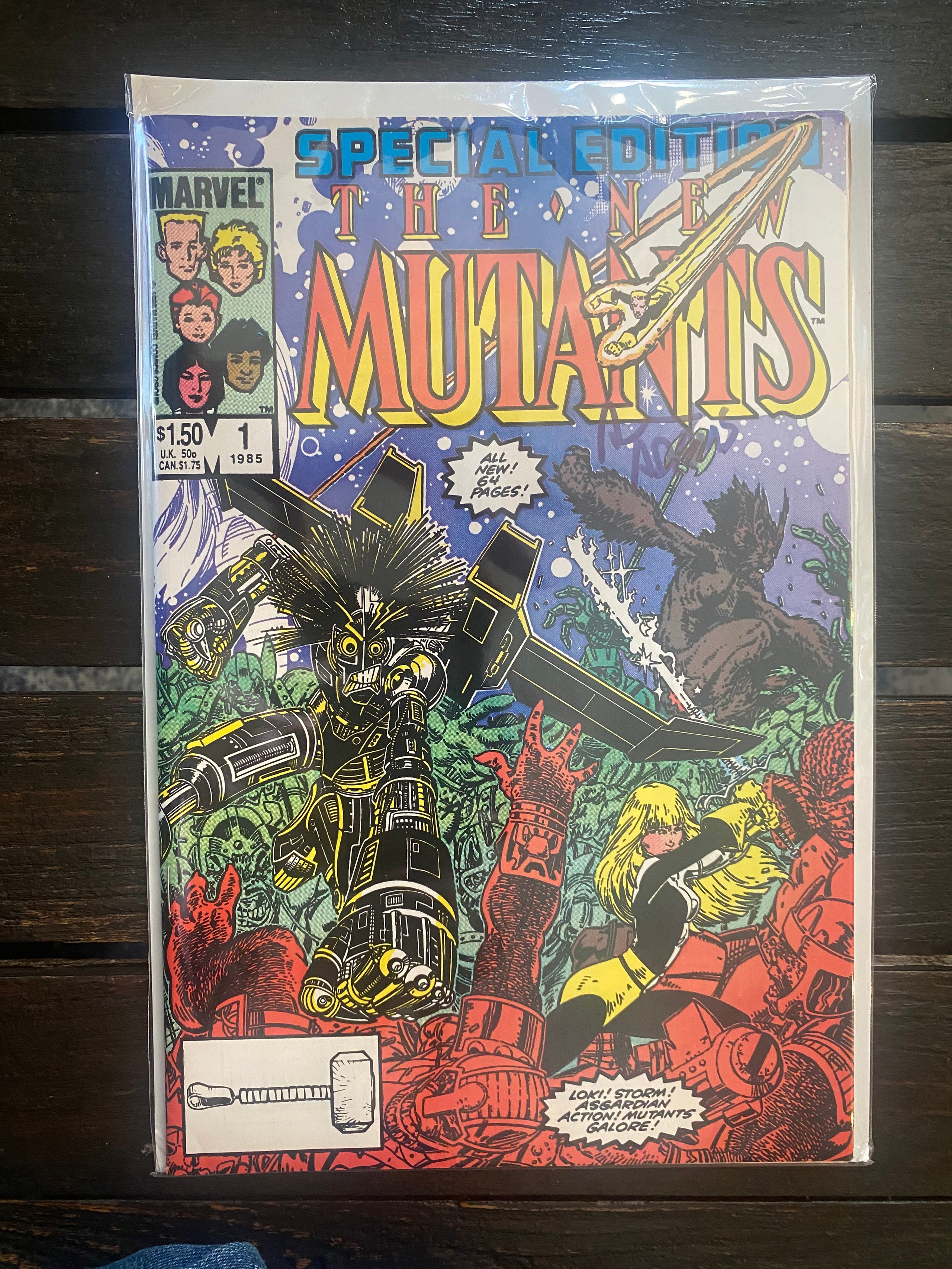 The New Mutants - Special Edition - Marvel Comics 1985 - Cert of Authenticity: Art Adams