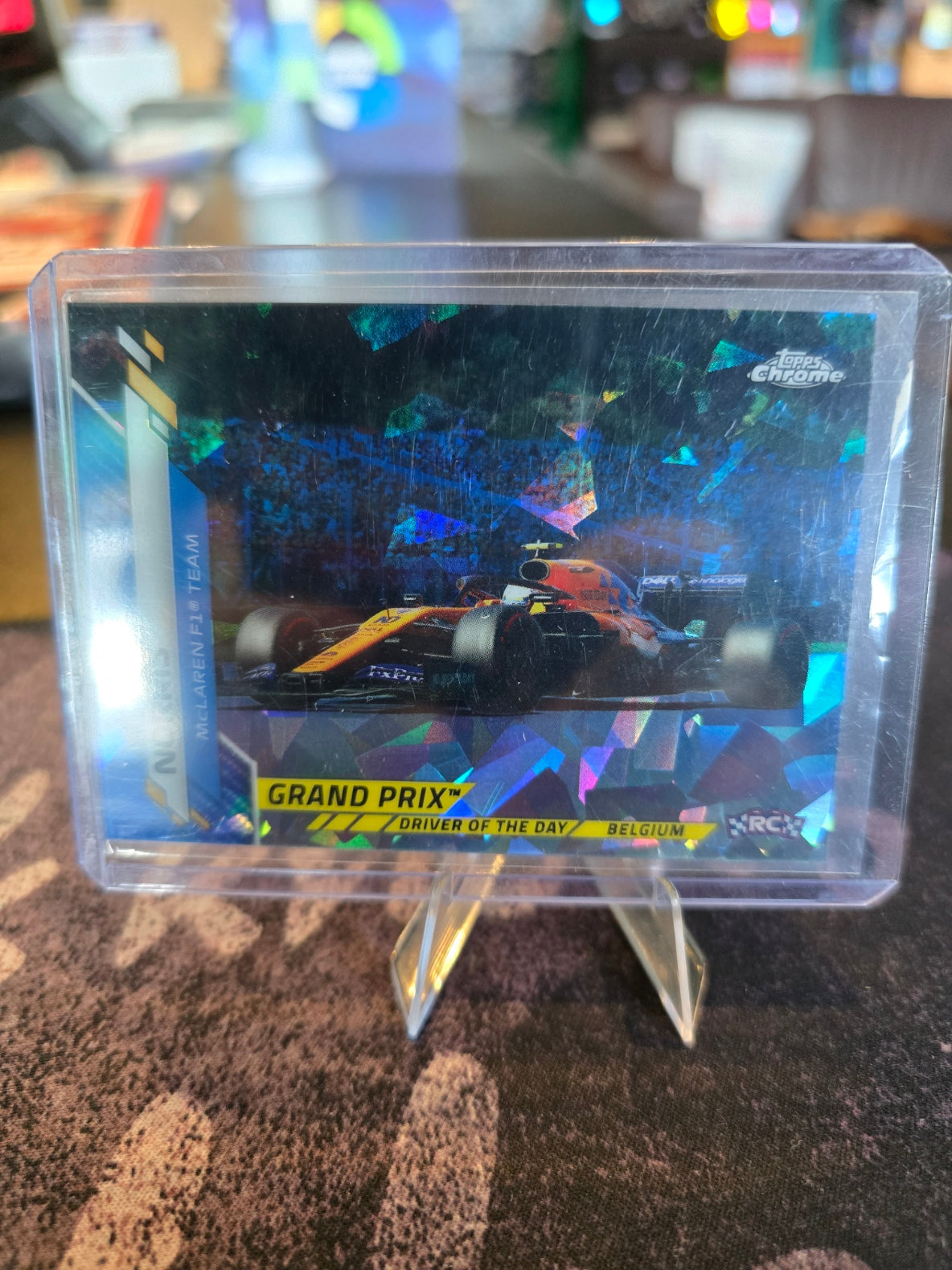 Topps Chrome Formula 1 2020 - Lando Norris - McLaren RC Rookie 166 Sapphire