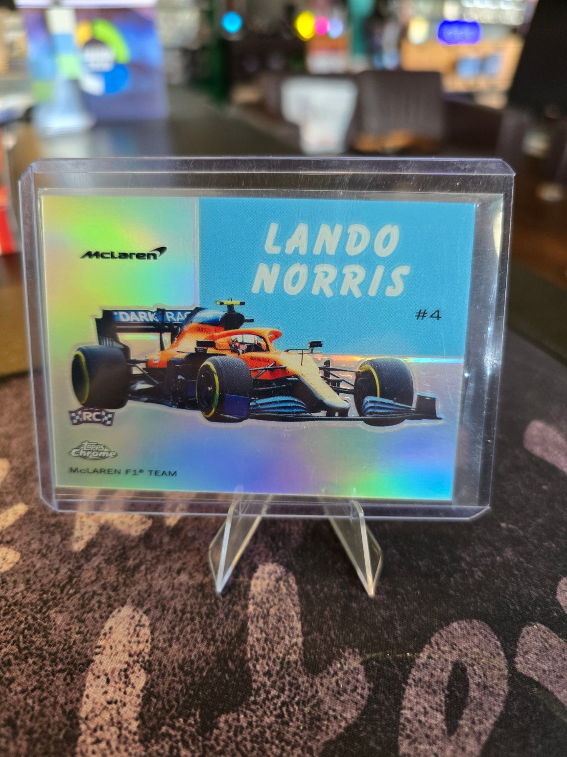 Topps Chrome Formula 1 2020 - Lando Norris - McLaren RC Rookie 54W-6
