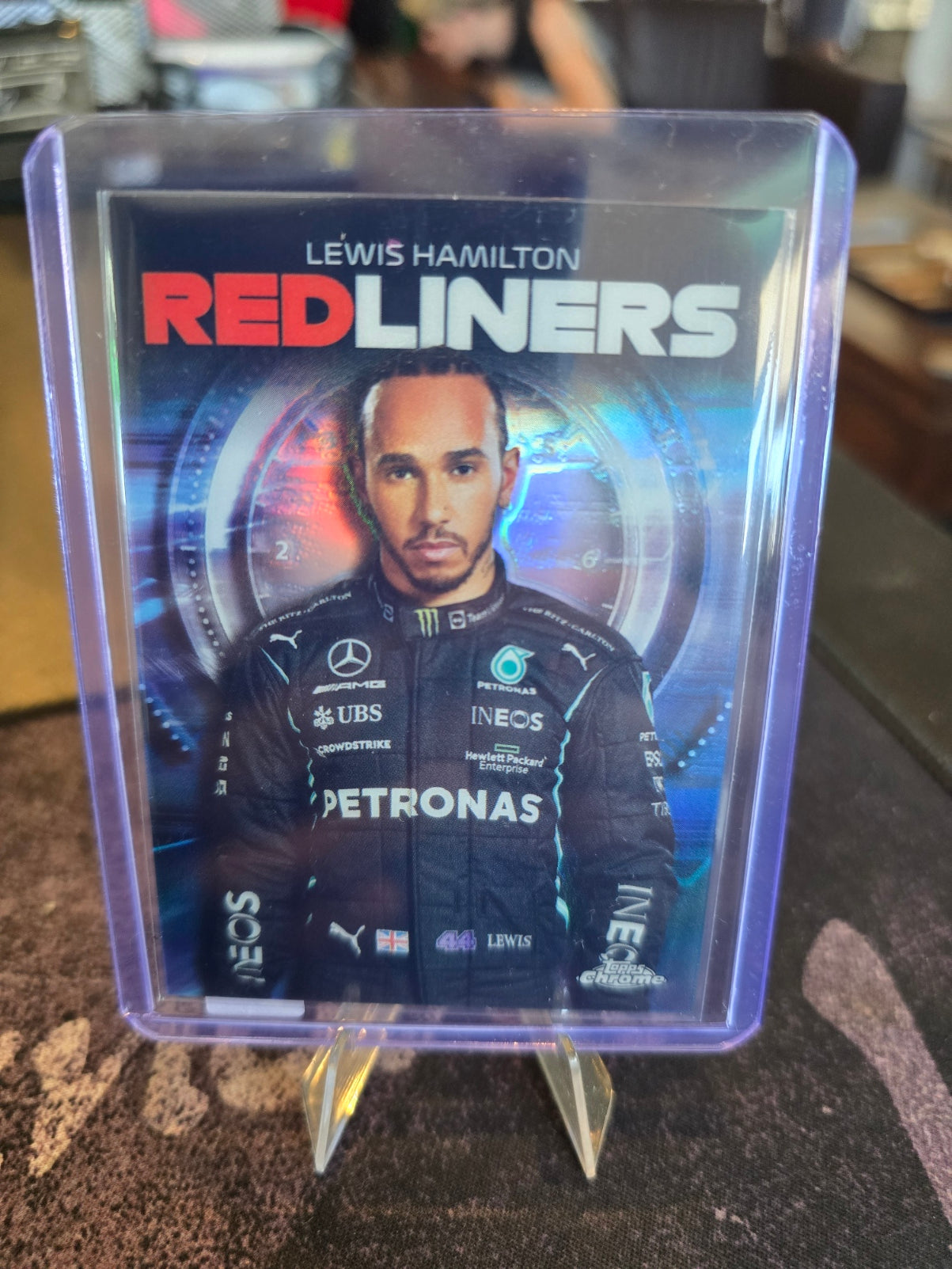 Topps Chrome Formula 1 2021 - Lewis Hamilton - Red Liners Insert