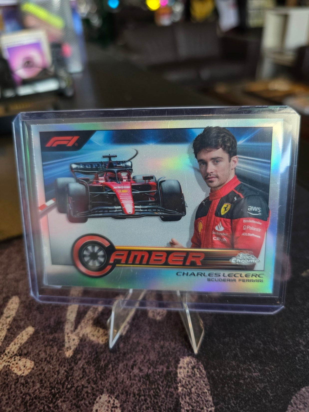 Topps Chrome Formula 1 2023 - Charles Leclerc CAM-CLII Camber