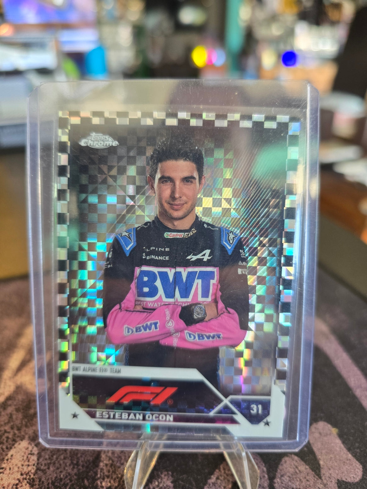 Topps Chrome Formula 1 2023 - Esteban Ocon 29 - Checkered