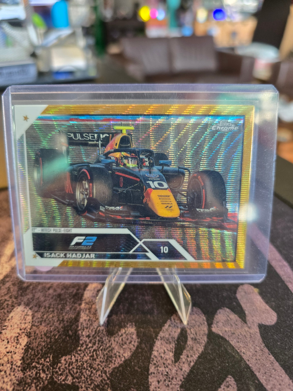 Topps Chrome Formula 1 2023 - Isack Hadjar 129 - Gold 16/50
