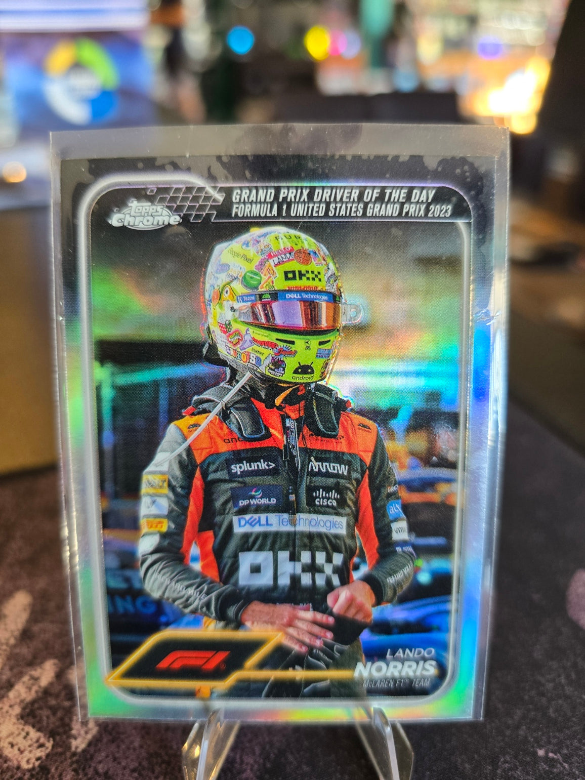 Topps Chrome Formula 1 2023 - Lando Norris 176 - Refactor