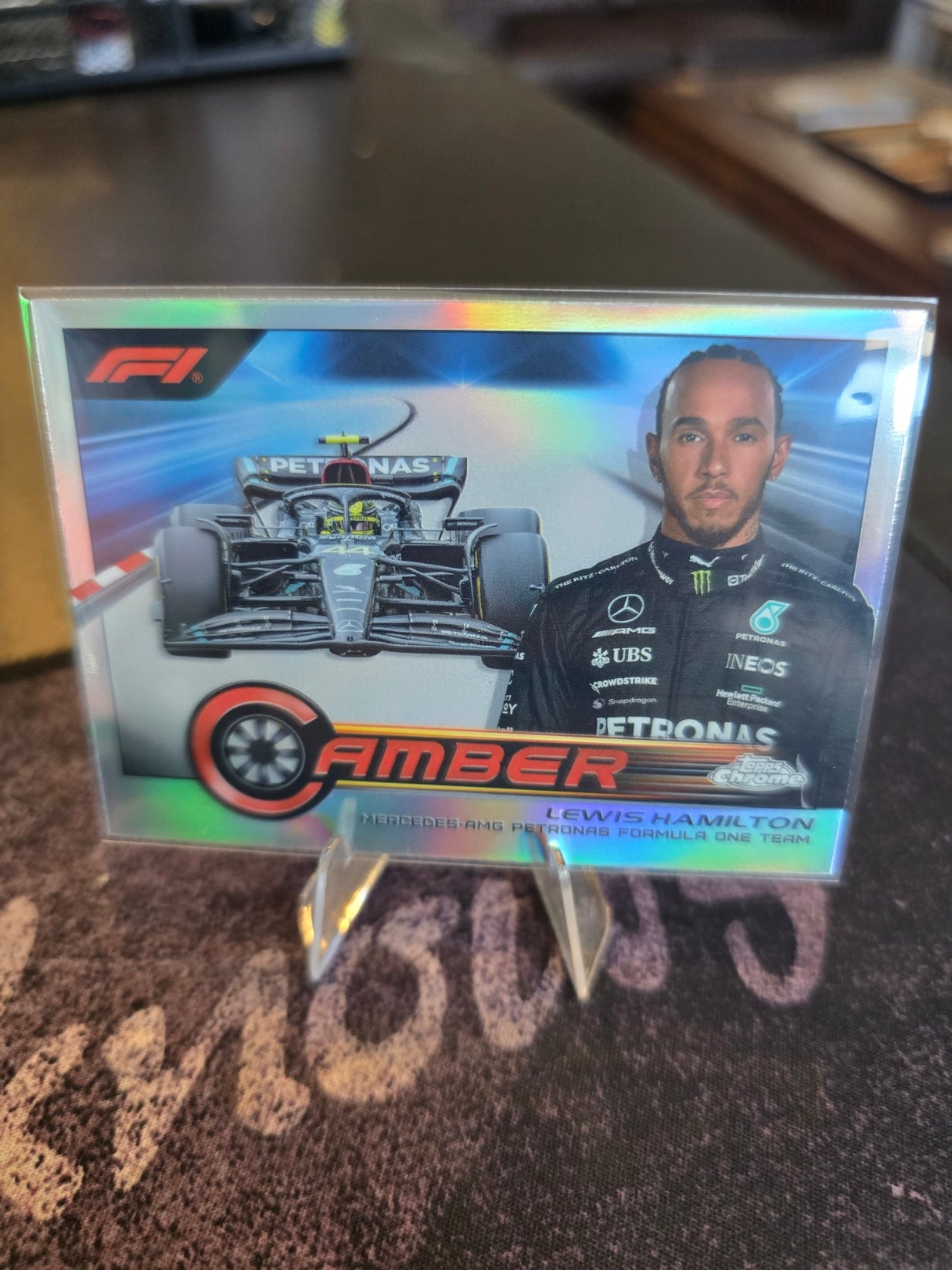 Topps Chrome Formula 1 2023 - Lewis Hamilton Camber - CAM-LH