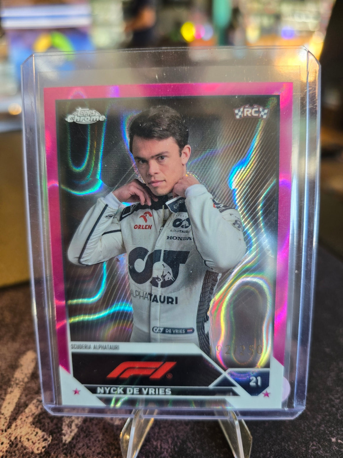 Topps Chrome Formula 1 2023 - Nick De Vries RC Rookie 67 - 192/250