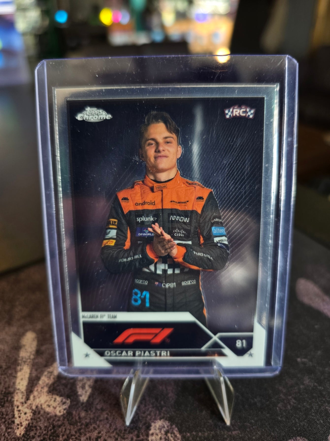 Topps Chrome Formula 1 2023 - Oscar Piastri RC Rookie 40 - Refractor