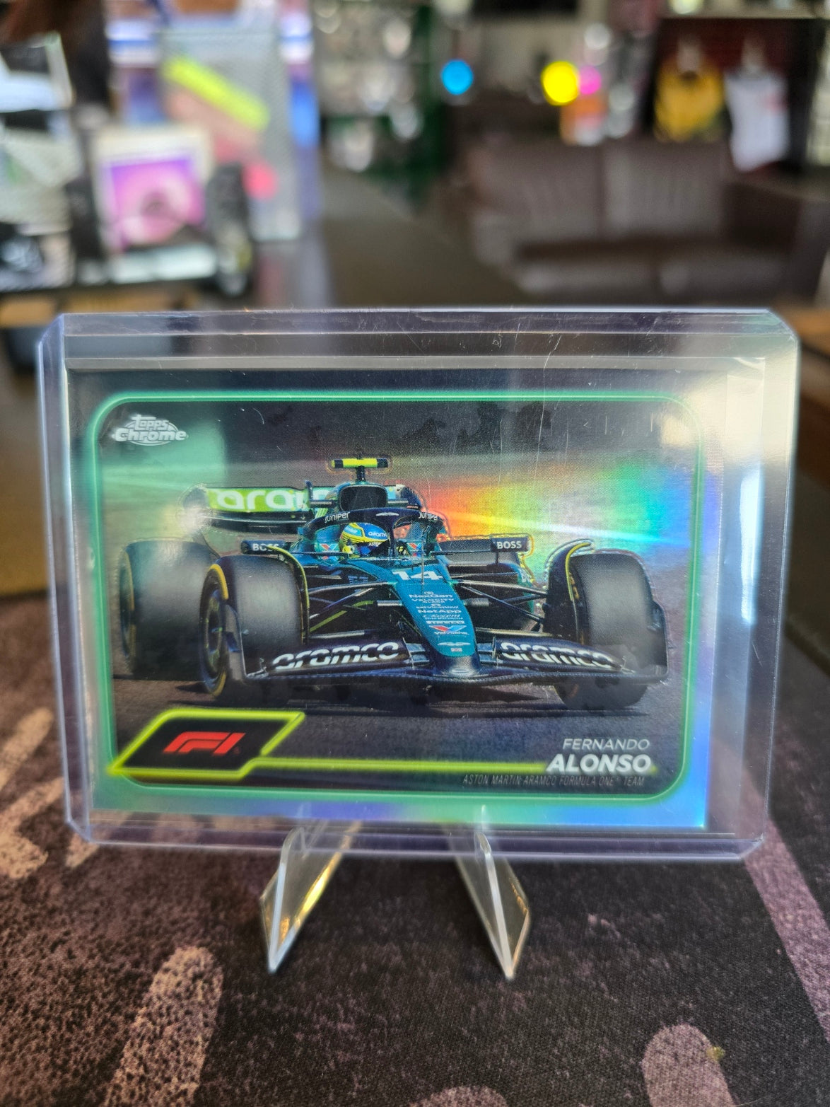 Topps Chrome Formula 1 2024 - Fernando Alonso 83 - Refractor