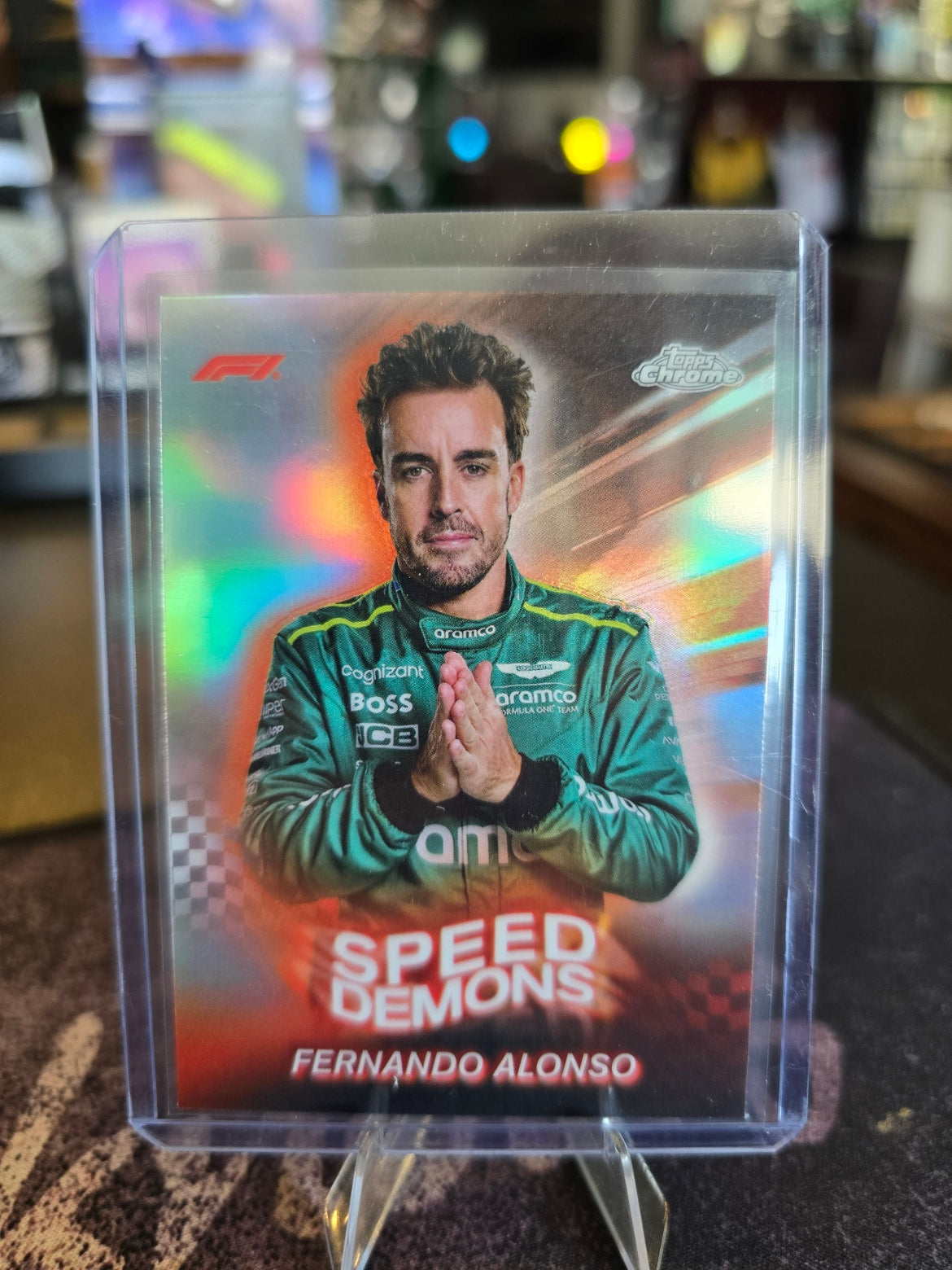 Topps Chrome Formula 1 2024 - Fernando Alonso SD-11 - Speed Demons