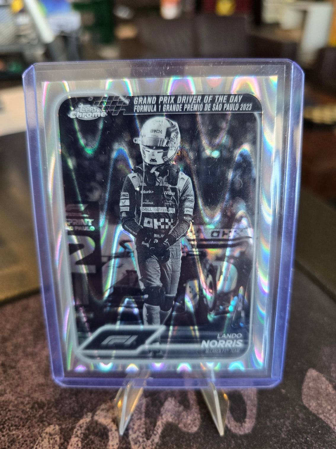 Topps Chrome Formula 1 2024 - Lando Norris - Black Raywave - 178