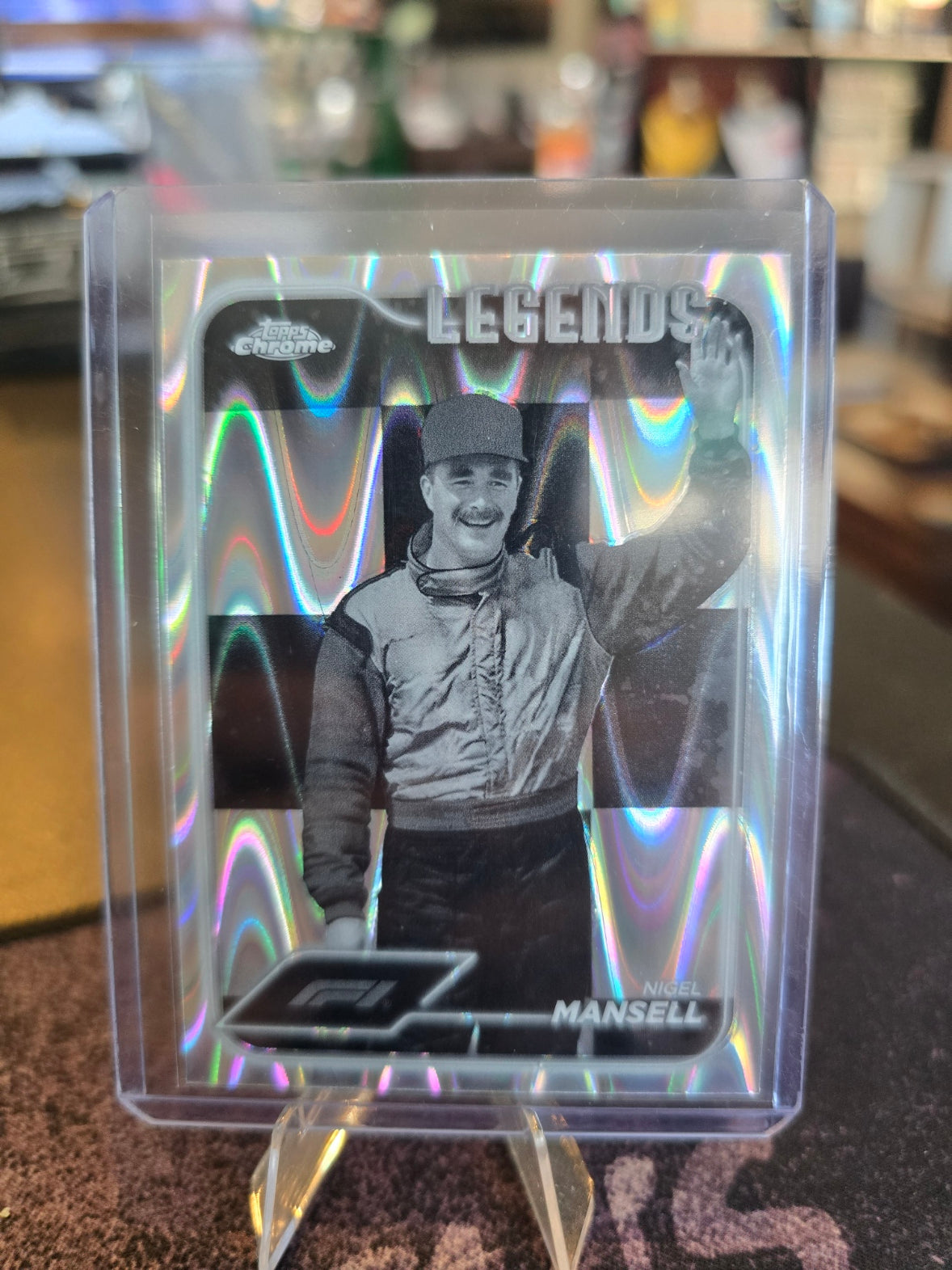 Topps Chrome Formula 1 2024 - Nigel Mansell - Legends - 194 Black Raywave