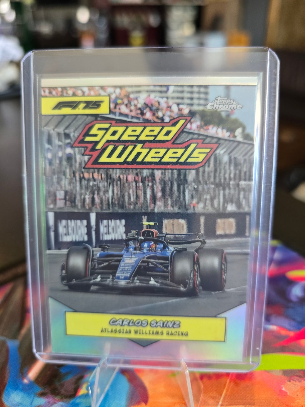 Topps Chrome Formula 1 2025 - Carlos Sainz - Williams - Speed Wheels - Insert - 75-WR