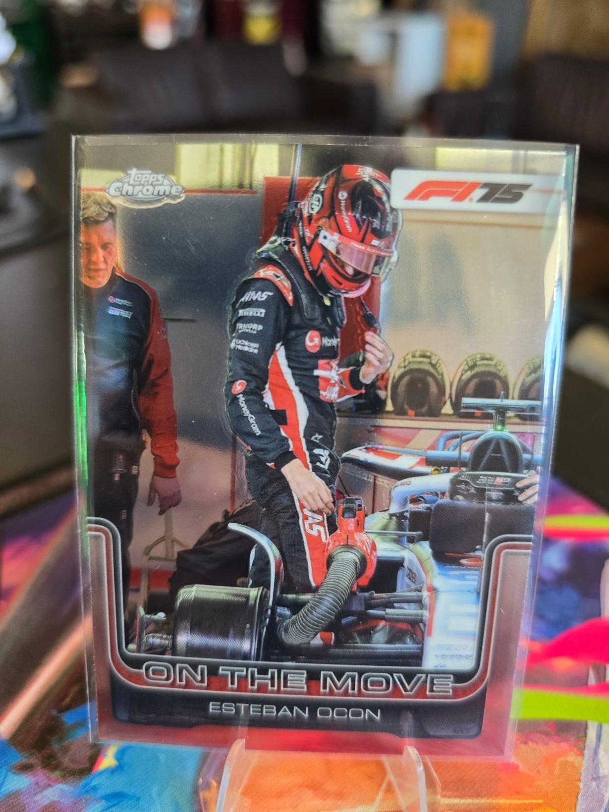 Topps Chrome Formula 1 2025 - Esteban Ocon - Haas - On The Move - Insert - 190
