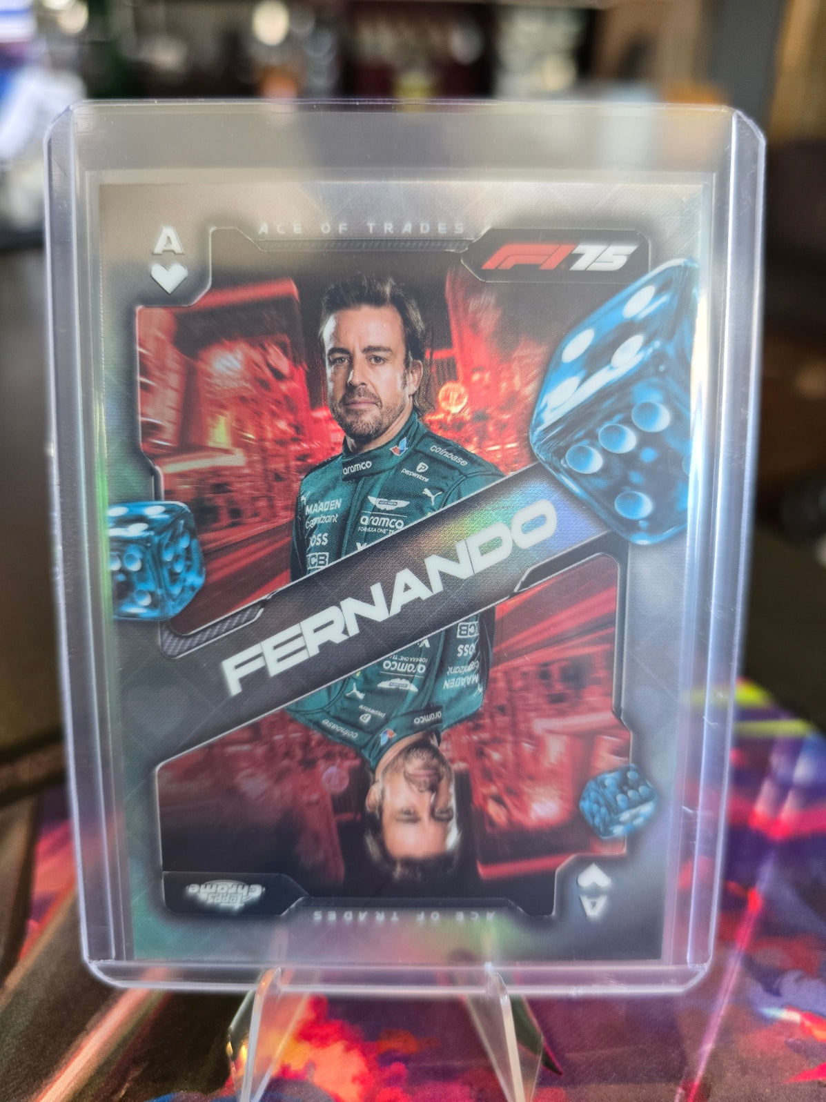 Topps Chrome Formula 1 2025 - Fernando Alonso - Ace Of Trades - Insert - SCA-6