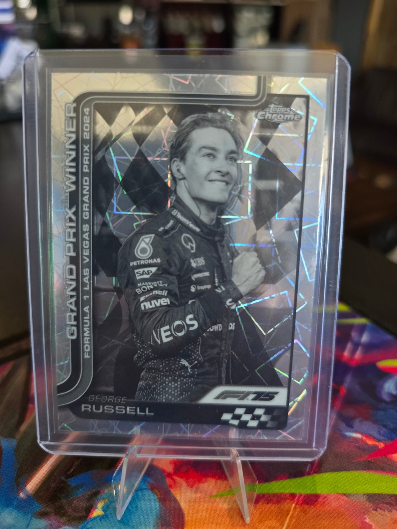 Topps Chrome Formula 1 2025 - George Russell - Mercedes - 114 - Black Ray