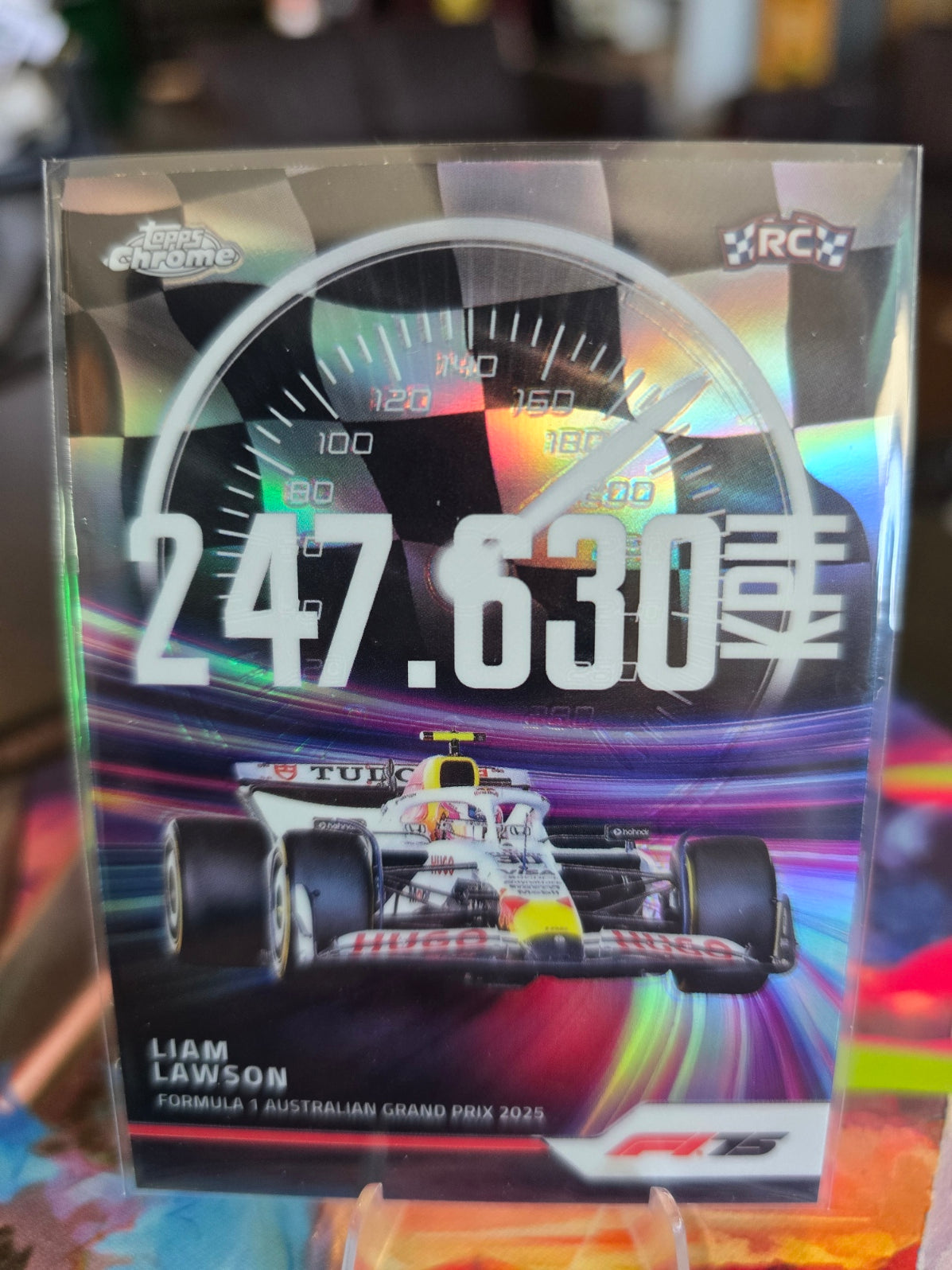 Topps Chrome Formula 1 2025 - Liam Lawson - RC - Rookie - Top Speed - TS-6