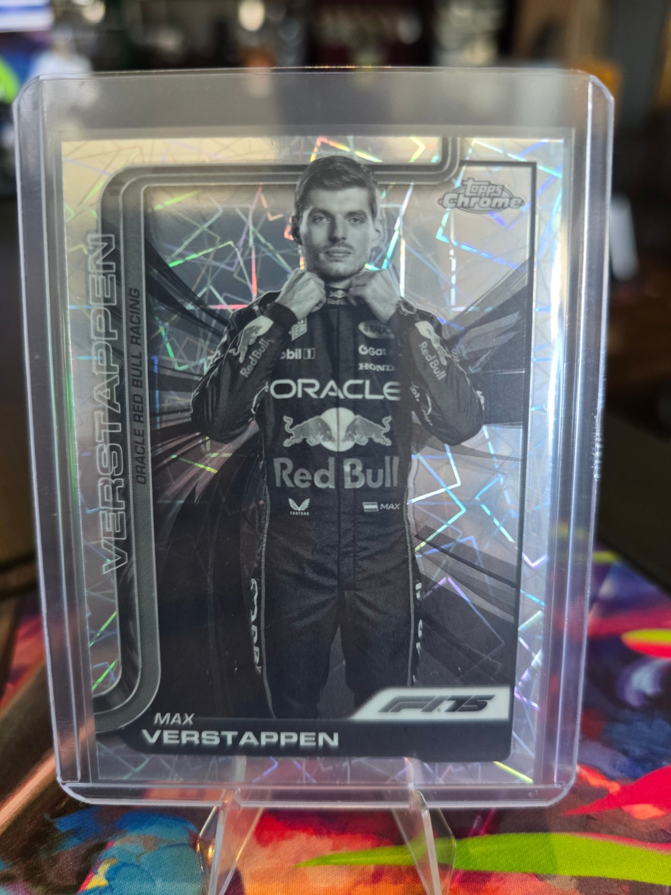 Topps Chrome Formula 1 2025 - Max Verstappen - Red Bull - 1 - Black Ray