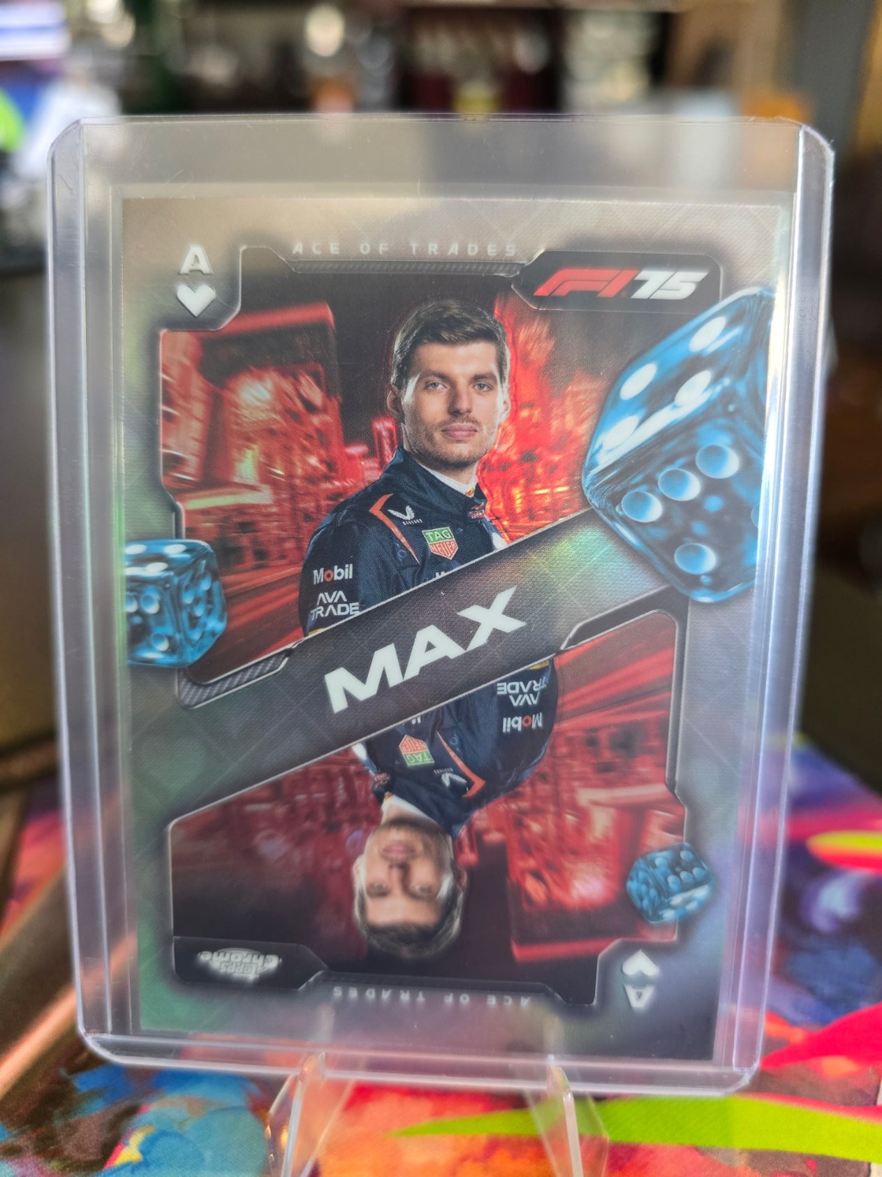 Topps Chrome Formula 1 2025 - Max Verstappen - Red Bull - Ace Of Trades - Insert - SCA-3