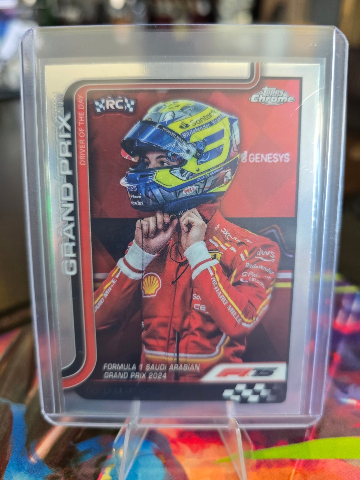 Topps Chrome Formula 1 2025 - Oliver Bearman - RC - Rookie - Ferrari - 123