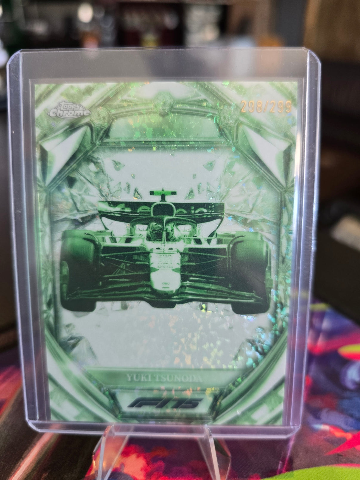 Topps Chrome Formula 1 2025 - Yuki Tsunoda - Red Bull - Diamond 75th - D75-22 - 298/299
