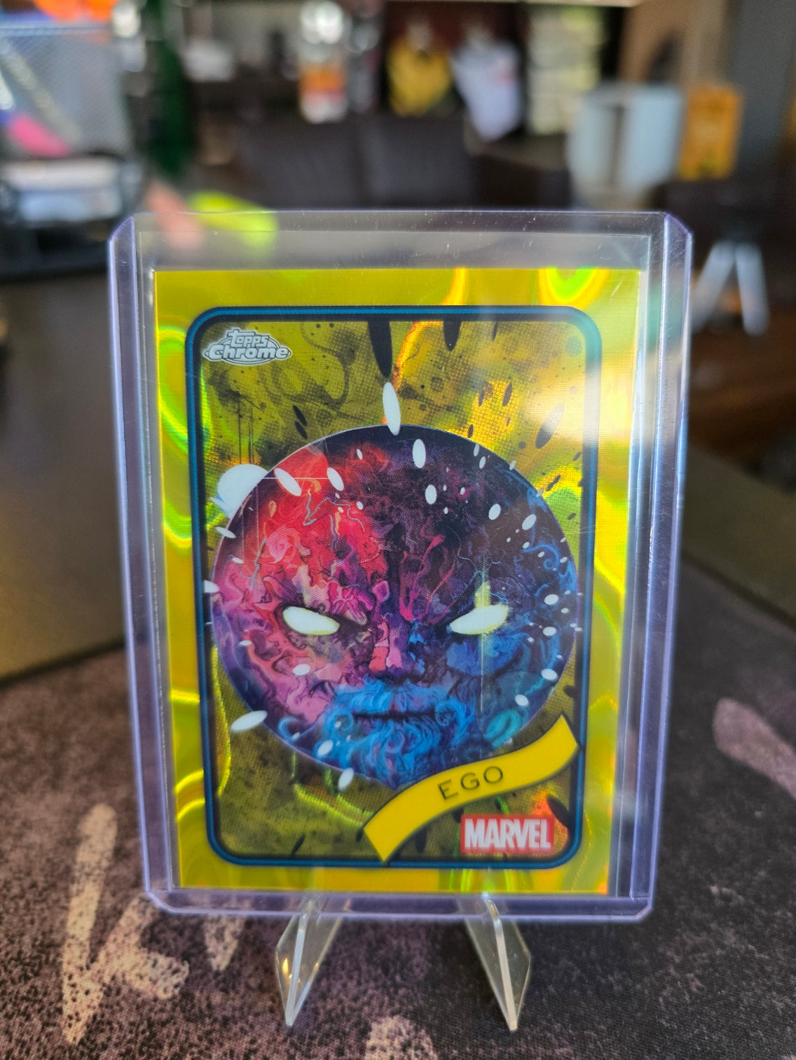 Topps Chrome Marvel 2025 - Ego - 55 - Yellow Lava