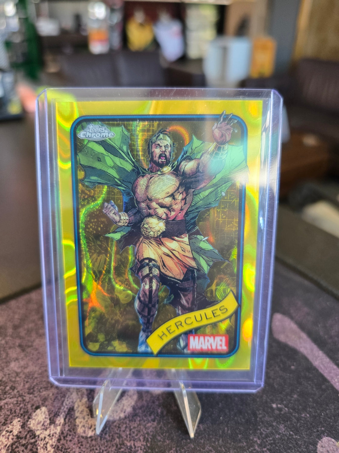 Topps Chrome Marvel 2025 - Hercules - 163 - Yellow Lava
