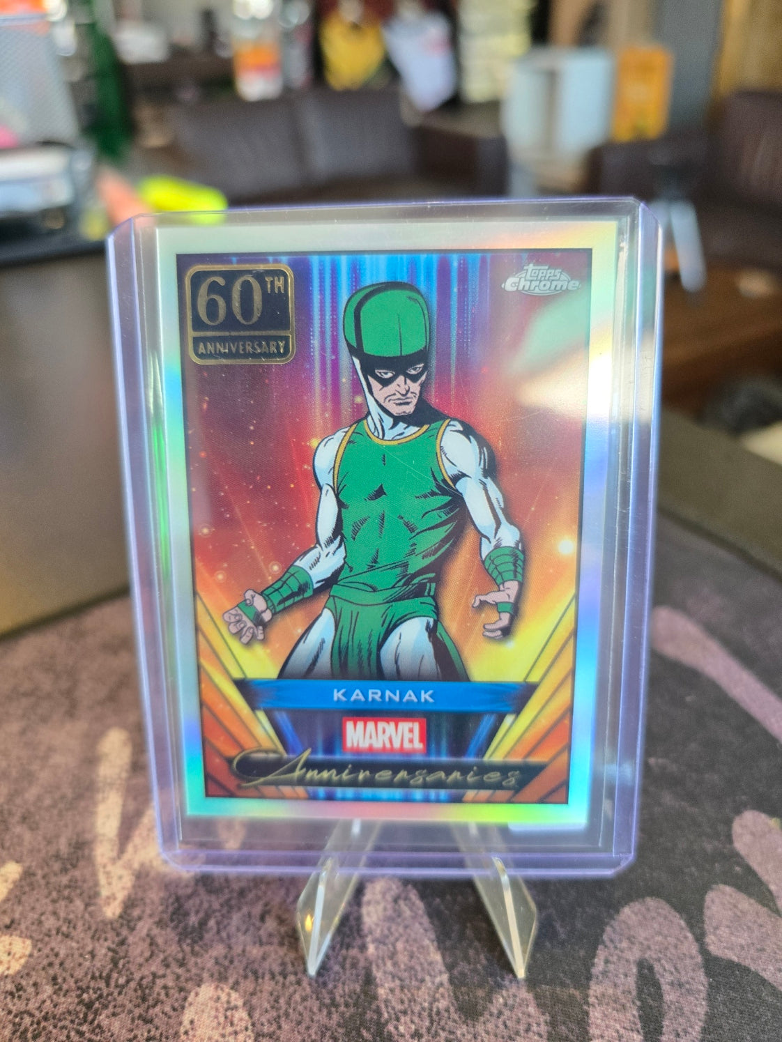 Topps Chrome Marvel 2025 - Karnak - MA-11 - 60th Anniversary