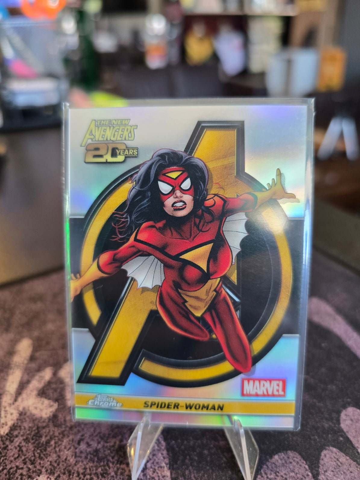 Topps Chrome Marvel 2025 - Spider-Woman - AV-5 20th Anniversary