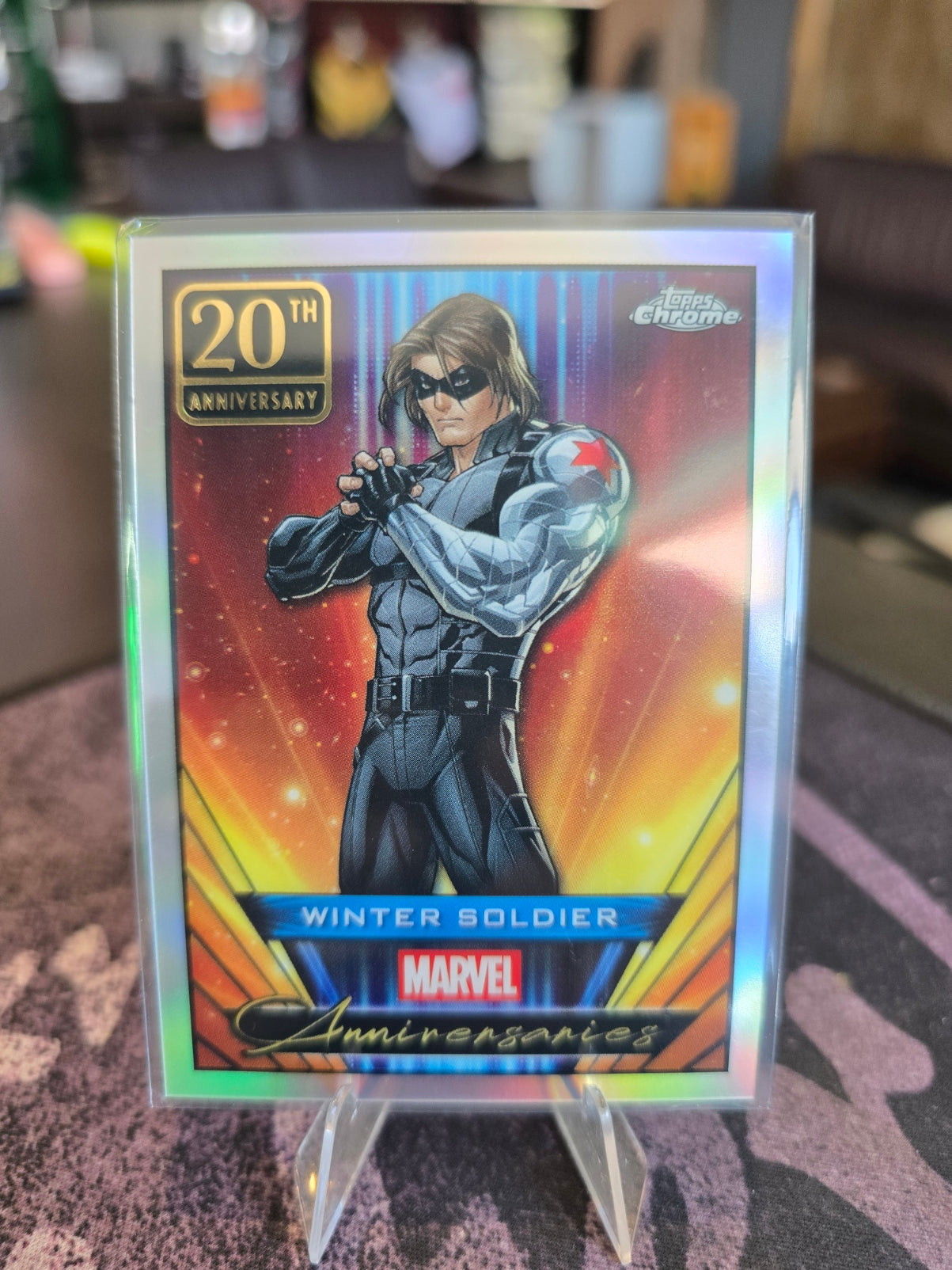 Topps Chrome Marvel 2025 - Winter Soldier - MA-27 - 20th Anniversary