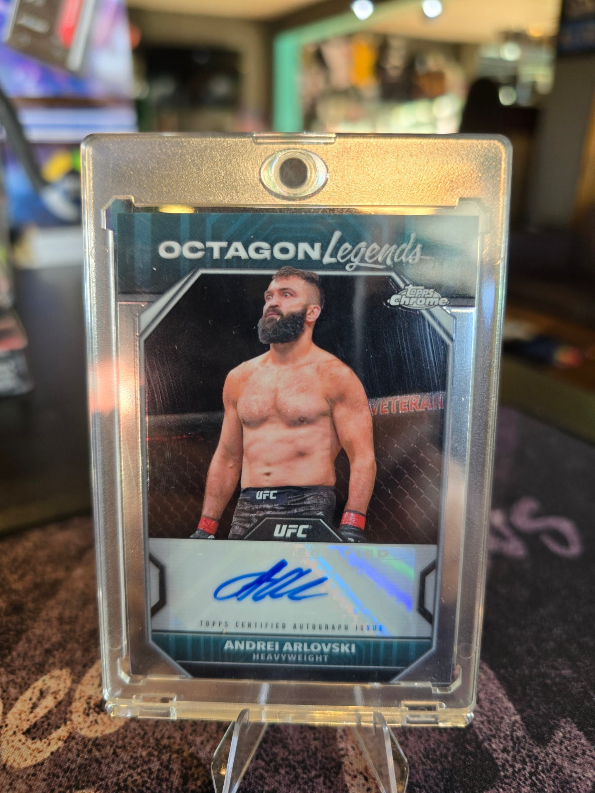 Topps Chrome UFC 2024 - Andrei Arlovski OLA-AAR - Octagon Legends Auto
