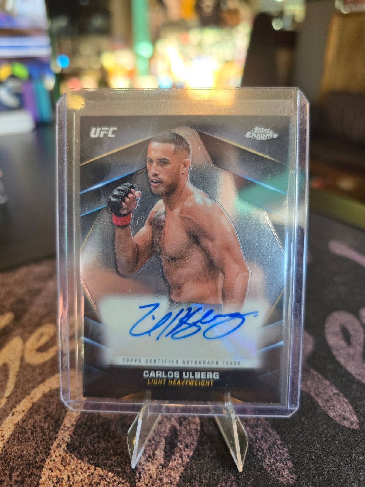 Topps Chrome UFC 2024 - Carlos Ulberg CVA-CUL - Veteran Auto