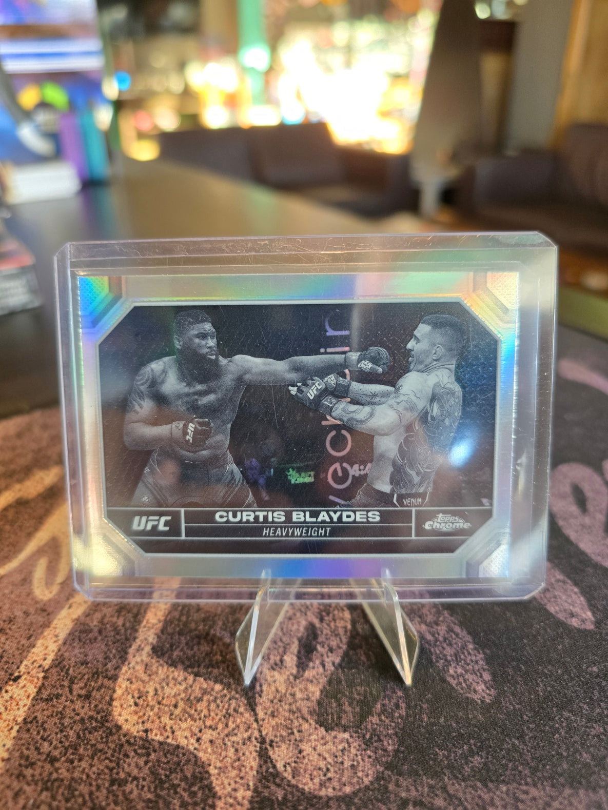 Topps Chrome UFC 2024 - Curtis Blaydes 51 - Sepia