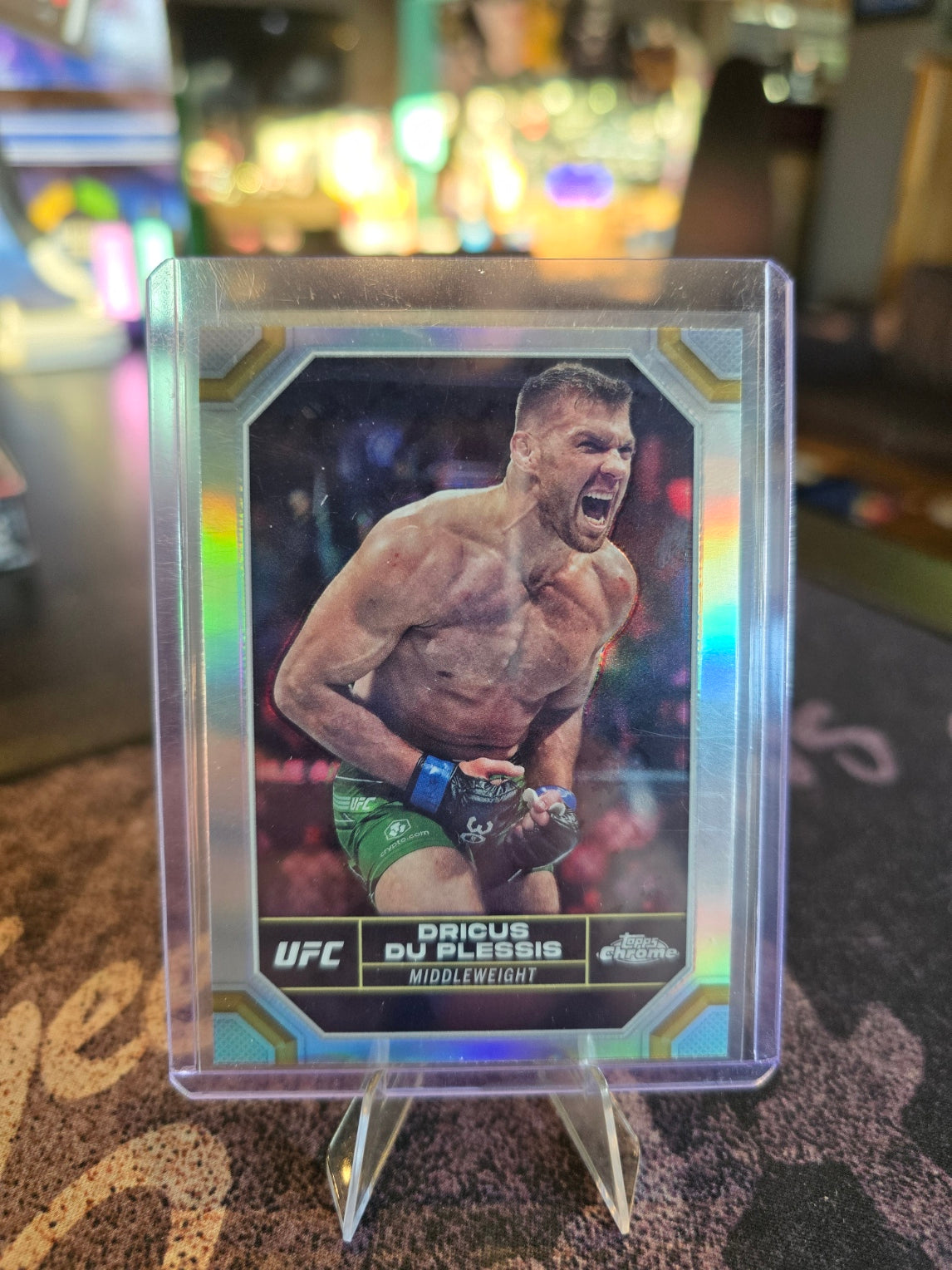 Topps Chrome UFC 2024 - Dricus Du Plessis 62 - Refractor